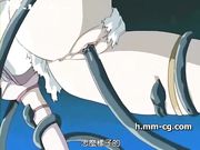 卡通动漫-天使姐姐被触手怪肛交了