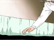 卡通动漫-淫魔对着自己的女神打飞机还想强奸她