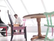 女茶艺师被五根鸡巴插,精子糊满她的脸白浆沾满她的逼