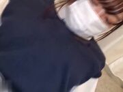 純粹無垢美少女接受了我的身體對學生初次中出