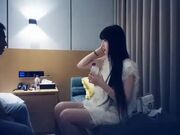 约操长发飘飘清纯美女笑起来甜美乖巧后入01