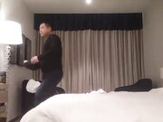 约操马尾小姐姐修长美腿高跟鞋扶腰后人侧入