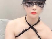 颜值御姐女神黑丝高跟情趣兔女郎装扮自慰骚穴02