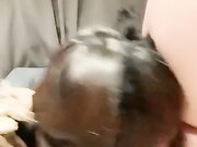 巨乳奶极品美妞给大肚子炮友舔屌太骚了01