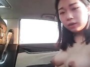 风骚主播开车去野外玩野战半路上忍不住深喉起来