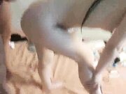 黑丝露脸极品萝莉小少妇激情大秀3P被两个大哥玩弄抽插2