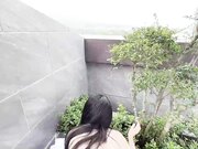 高颜巨乳美女吃鸡足交啪啪 操我 啊啊爽 大鸡吧操的好爽 要射了 室外后入