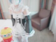 性感cos雷姆竟然是一个绿帽奴下部