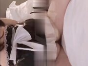 性感的女仆被我和朋友插插