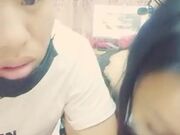 骚情少妇主播和炮友先吃饭 完事口交开始啪啪大秀