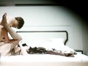 甜美系外围极品美女 迫不及待撩起裙子摸 穿上连体网袜猛怼骚逼