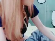 极品女神勾引上门收破烂大叔 调侃二手内裤2毛钱一条 空姐制服诱惑骑乘榨汁喷水