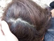 野外荒地无套后入新认识的炮友