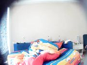 酒店偷拍刚睡醒的纹身男一把抓住美女的大奶子后各种姿势来一炮 奶子又圆又大