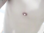 一袭白色公主裙，一度干到尿要喷