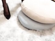 漂亮黑丝伪娘美眉 身材苗条小娇乳稀毛小鲍鱼 被大哥无套输出 娇喘不停