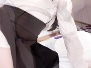 表白美女室友惨遭拒下药爆操 清纯的外表下是淫荡的肉体