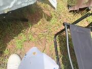 与小姨子户外桌上野战做爱 先享受足交再前操后入小姨子 在淫荡的呻吟中侧入内射