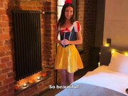 在万圣节与女王秘密发生性关系征服淫荡的骚货