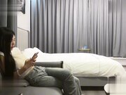 模特身材大长腿的妹子，还跟她砍了砍价格