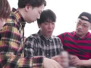 与新交往的H罩杯巨乳女友参加的宅宅聚会1