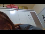 振动棒下小老婆内射完用嘴给我清理