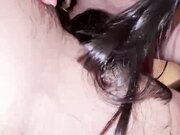 打破传统圣诞服侍今年采用无内衬半乳小吊带趴地上对着别人门口开操姐姐被刺激的内裤全喷湿了