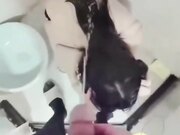 乌龟男让后娇妻勾引大吊单男 看着老婆被别人的大吊无情抽插 乌龟男在旁边打飞机