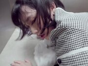 神似豆包的台湾极品可爱萌妹客人请上我清纯日系百货电梯小姐工作态度懒散被经理指导一番