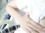 火车露出自慰