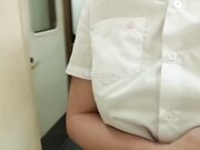 火车露出自慰