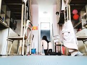 网红少女机械師170长腿白丝高挑尤物大屁股美臀挑逗誘惑11V整合