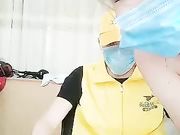 逼毛整理的很好看的网红脸女主播和美团外卖小哥啪啪