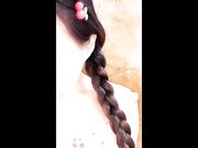 扎着两个麻花辫的萌妹子看着年龄不大漏逼秀逼逼很不错