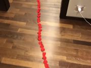 长得像名模Maggie Q网红混血妹穿着性感情趣内衣高跟和同学开房啪啪被颜射到眼镜上