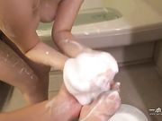 放課後の反射療法 愛乃まほろ童颜巨乳-泳衣浴室潮吹篇