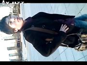 漂亮女生和男友打炮用手机录视频 遗失后被曝光