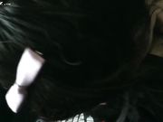 下班后送女同事回家的路上强行让美女同事吃我的大鸡吧