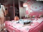 粉系可爱房白肤丰满马尾辫妹子主动出击挑逗帮解裤子自己脱内裤渴望肉棒进入操的说爽干2炮