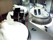 情趣酒店豪华套房TP国企领导秃顶大叔与小情人造爱没整好内射了小情人不愿意了对白精彩