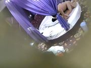 特色情趣酒店帘子房偷拍胖哥和斯文眼镜女友开房啪啪床边站着干