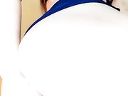 制服情趣海绵体宝宝露脸诱惑，身材不错骚逼粉嫩，双指抠逼激情水还真不少，精彩不要错过