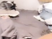 黑丝情趣长腿姑娘露脸女神级大秀第三弹，情趣内衣诱惑诱舞道具双插激情不断，淫水多的鸡巴进去能淹死