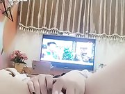 身材丰满新人女主播情趣透视装珍珠内裤 床上震动道具JJ自慰震动声很大 很是诱惑不要错过