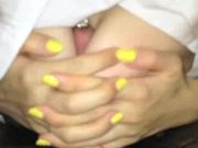 大一学生制服女友口交后被颜射 奶子大玩乳交爽坏了我