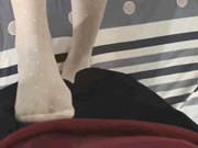 尾行学院派俏妹花言巧语宾馆约操干一炮