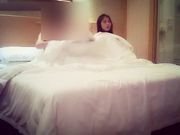 约操水灵漂亮的中葡混血大一新生女神 完美露脸