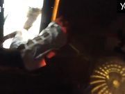 淫乱KTV三男一女在包房一边唱K一边啪啪