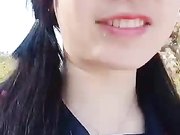 小甜甜乘摩托到户外路边啪啪秀舔JJ后入骚话特别多