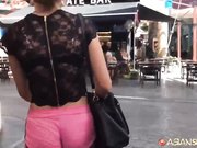 泰国偶遇欧洲双胞胎姐妹花带泳池的度假屋在里面尽情啪啪